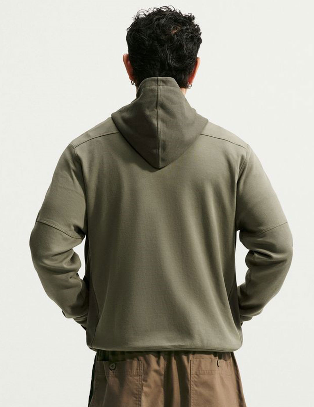 sudadera de capucha hombre nike CLB VARSITY, verde oliva