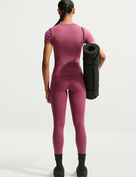 malla larga mujer nike ONE  HIGH-WAISTED 7/8, rosa