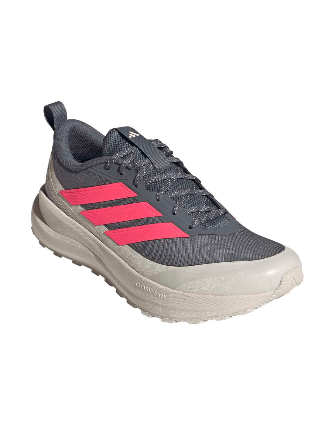 zapatilla adidas trail running RUNFALCON 6  ATR, gris/beig/rosa