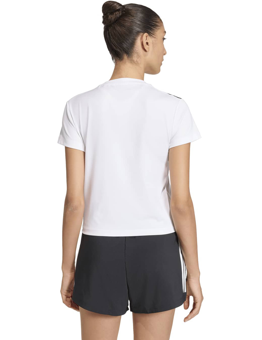 camiseta mjuer manga corta adidas HYG, blanco/negro
