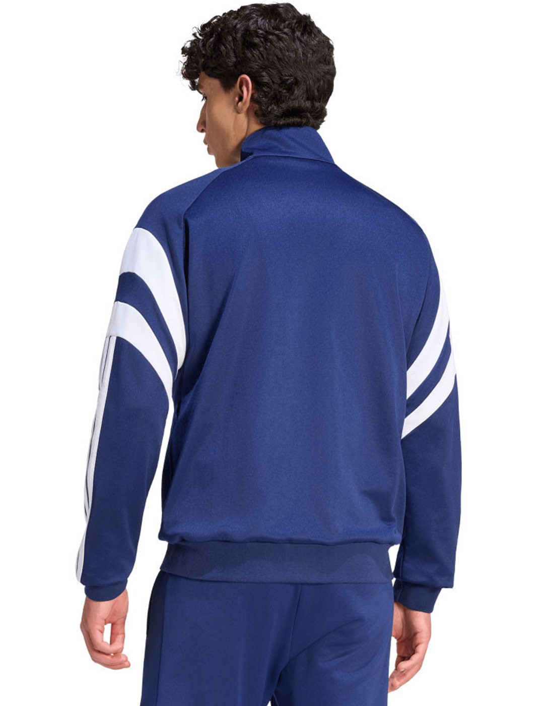 chaqueta hombre adidas  TIRO TT, marino/blanco