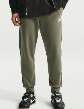pantalón hombre con puño nike CLUB VARSITY, verde oliva