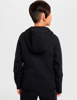 chaqueta junior nike TECH FLEECE, negro