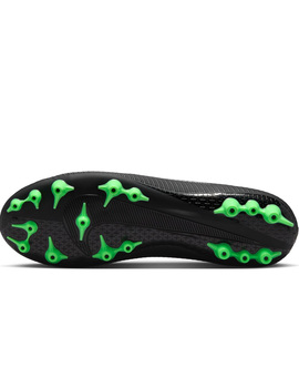bota de fútbol nike VAPOR 17 ACADEMY AG, negro/verde