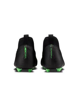 bota de fútbol nike jr  SUPERFLY 11 ACADEMY AG, negro/verde