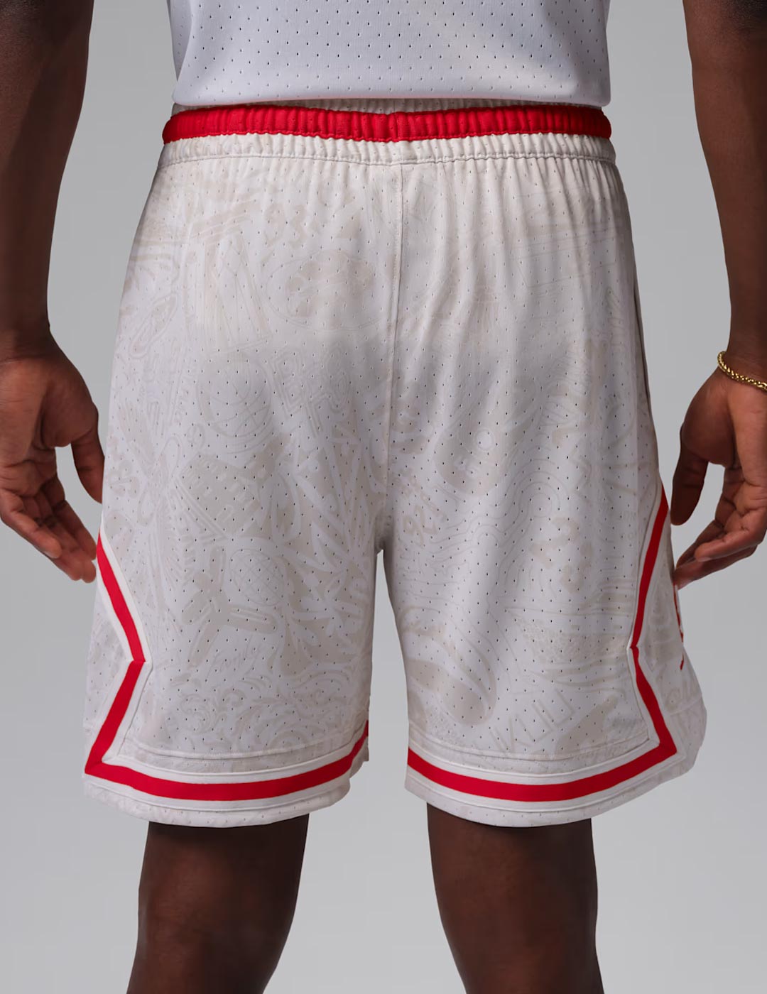 short junior JORDAN DIAMOND,gris/rojo