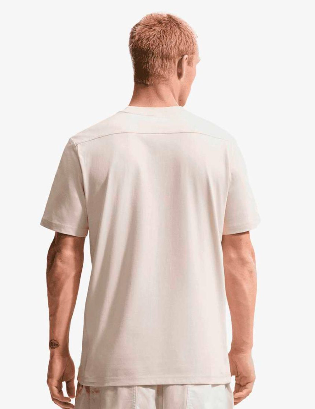 camiseta hombre  manga corta nike sportwear, beige