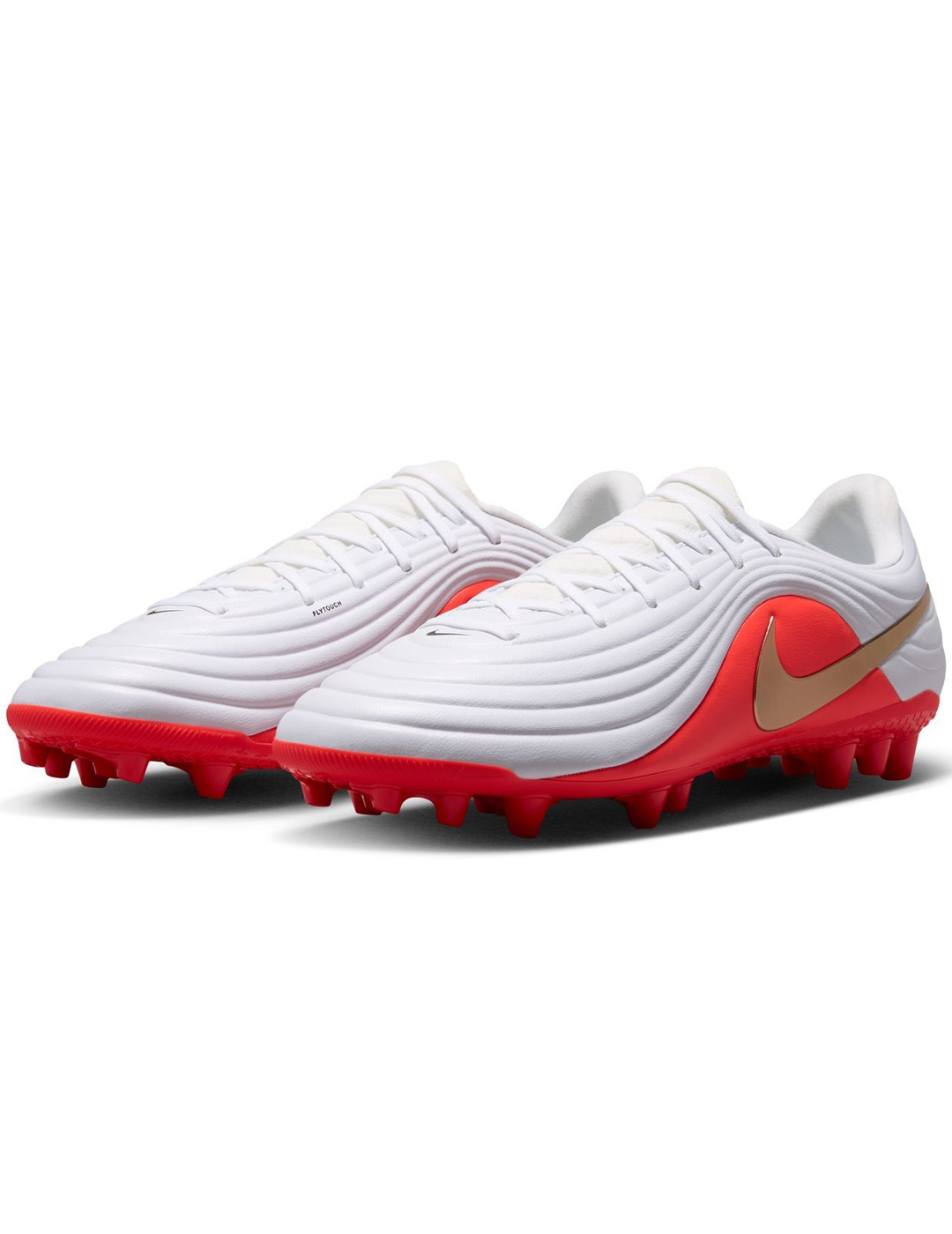 bota de fútbol hombre nike TIEMPO MAESTRO ACADEMY ARTIFIC, blanco/rojo