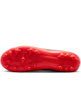 bota de fútbol hombre nike TIEMPO MAESTRO ACADEMY ARTIFIC, blanco/rojo