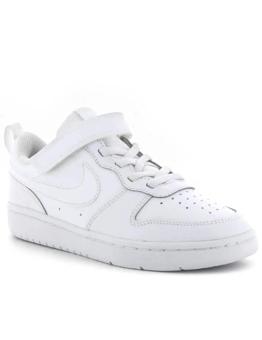 zapatilla nike con velcro  COURT BOROUGH LOW , blanco