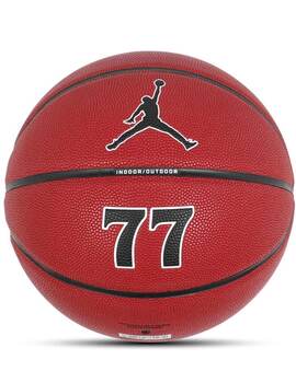balón de baloncesto 7 JORDAN ALL COURT 8P L DONCIC, rojo/blanco