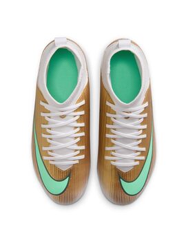 bota de fútbol nike KYLIAN MBAPPÉ JR SUPERFLY 11 CLUB FG/MG, dorada