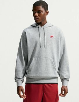 sudadera chapucha hombre nike  CLUB, gris