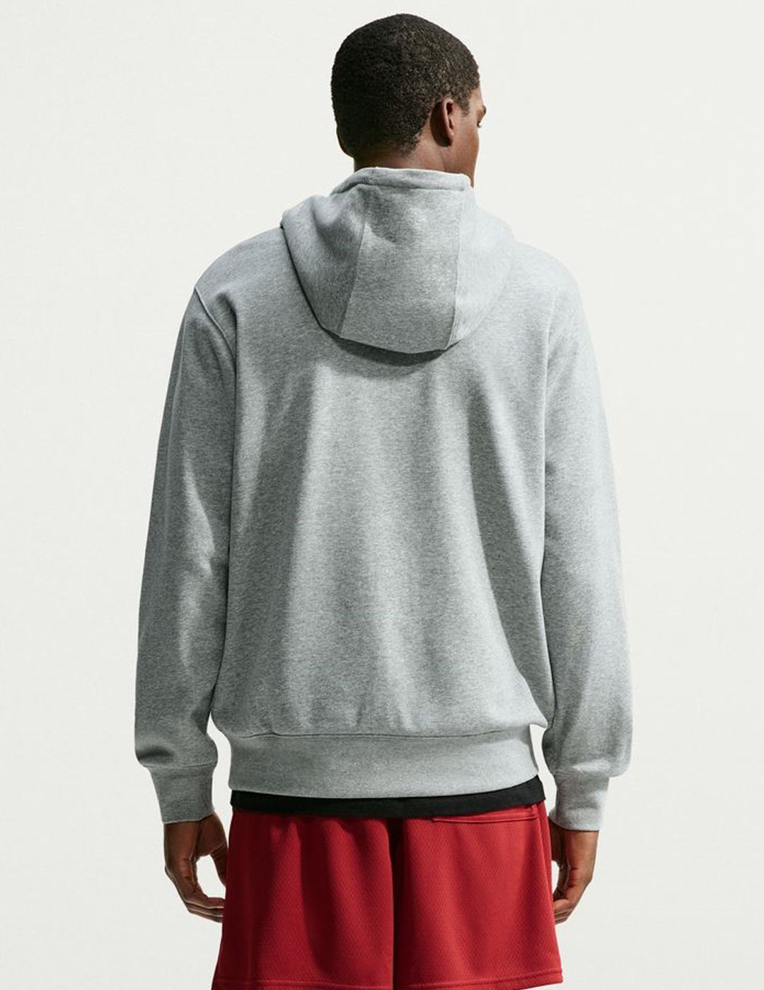 sudadera chapucha hombre nike  CLUB, gris