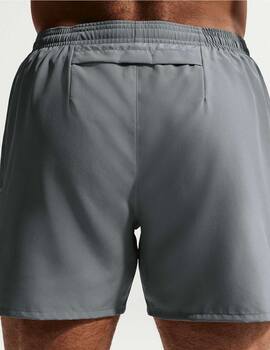 short nike hombre  MILER  DRI-FIT 5" , gris
