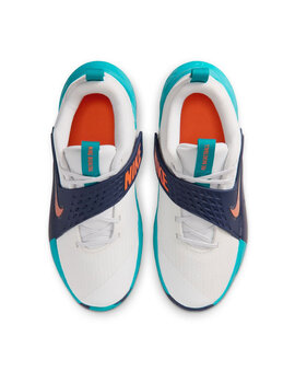 calzado de baloncesto junior nike  TEAM HUSTLE D 12 . blanco/azul