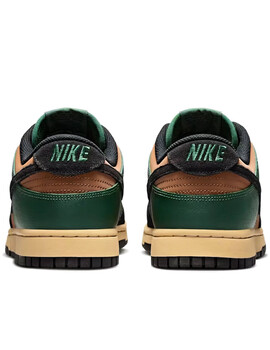 zapatilla hombre NIKE DUNK LOW RETRO, verde/marrón/negro