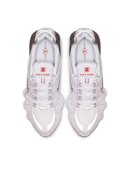 zapatilla hombre  NIKE SHOX TL , blanco/plata