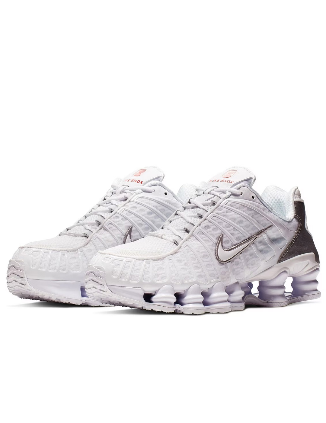 zapatilla hombre  NIKE SHOX TL , blanco/plata