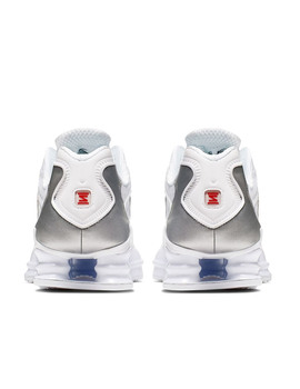 zapatilla hombre  NIKE SHOX TL , blanco/plata