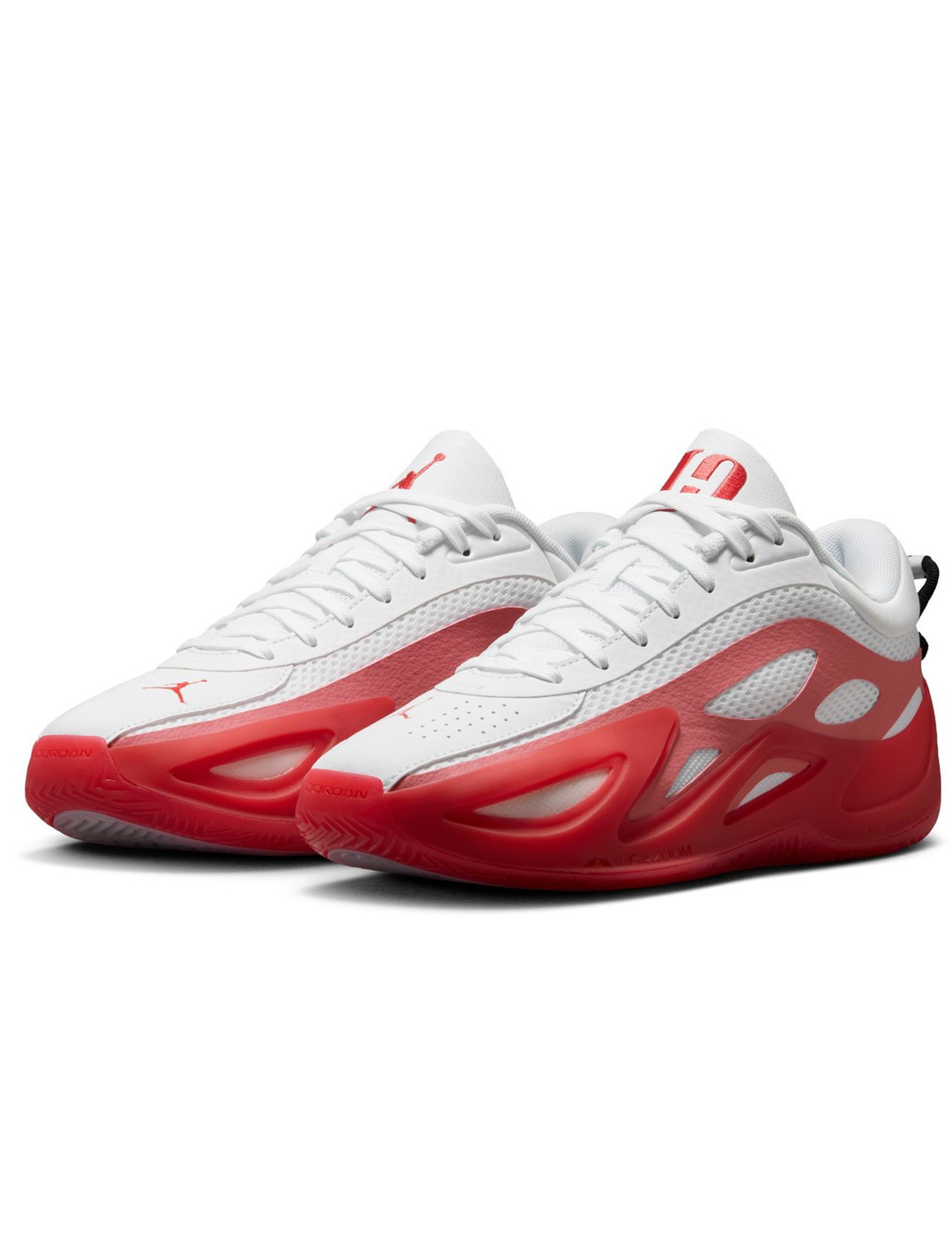 zapatilla baloncesto mujer JORDAN HEIR SERIES 2 , blanco/rojo