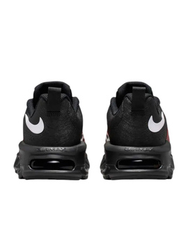 zapatilla junior nike  AIR MAX FIRE, negro/rojo