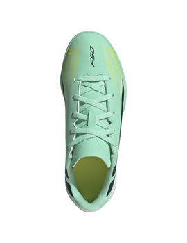 bota de futbol junior TURF F50 HYPERFAST CLUB, verde