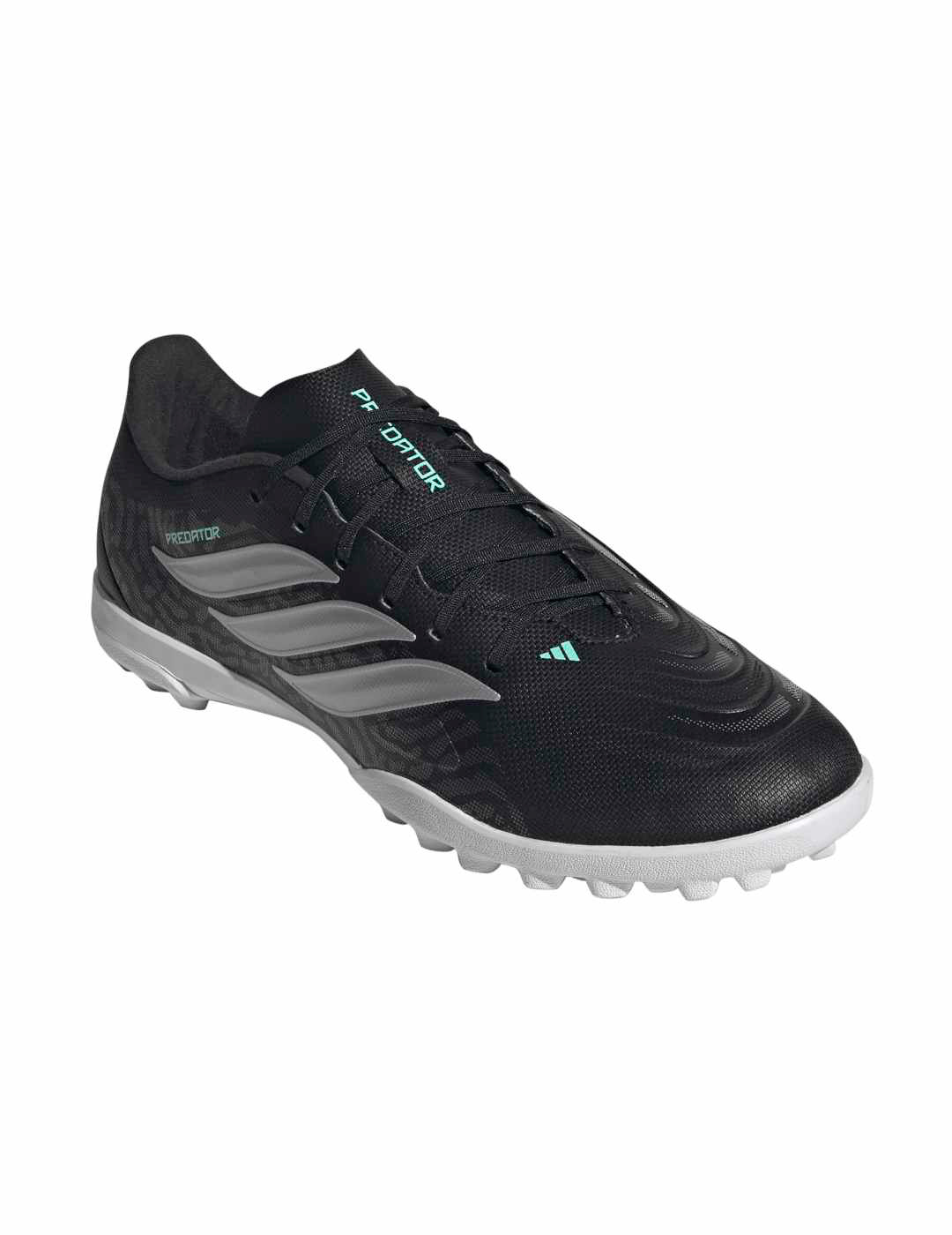 bota de fútbol adidas PREDATOR CLUB Turf, negro