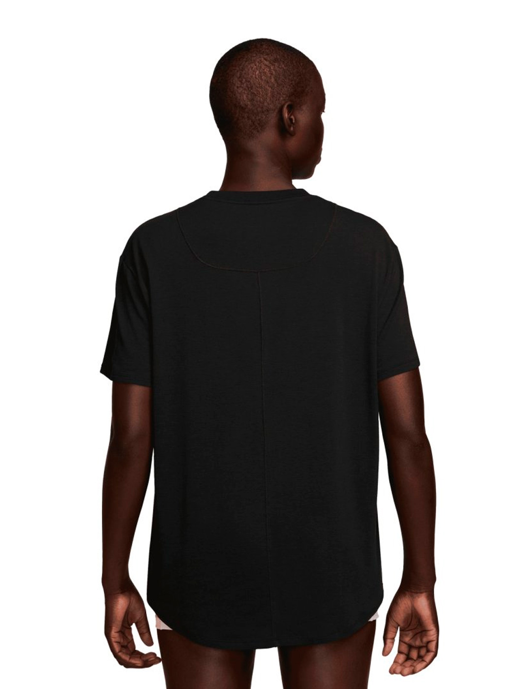 camiseta manga corta mujer nike  ONE RELAXED, negro