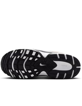 zapatilla nike junior  V5 RUNNER SUEDE, blanco/gris