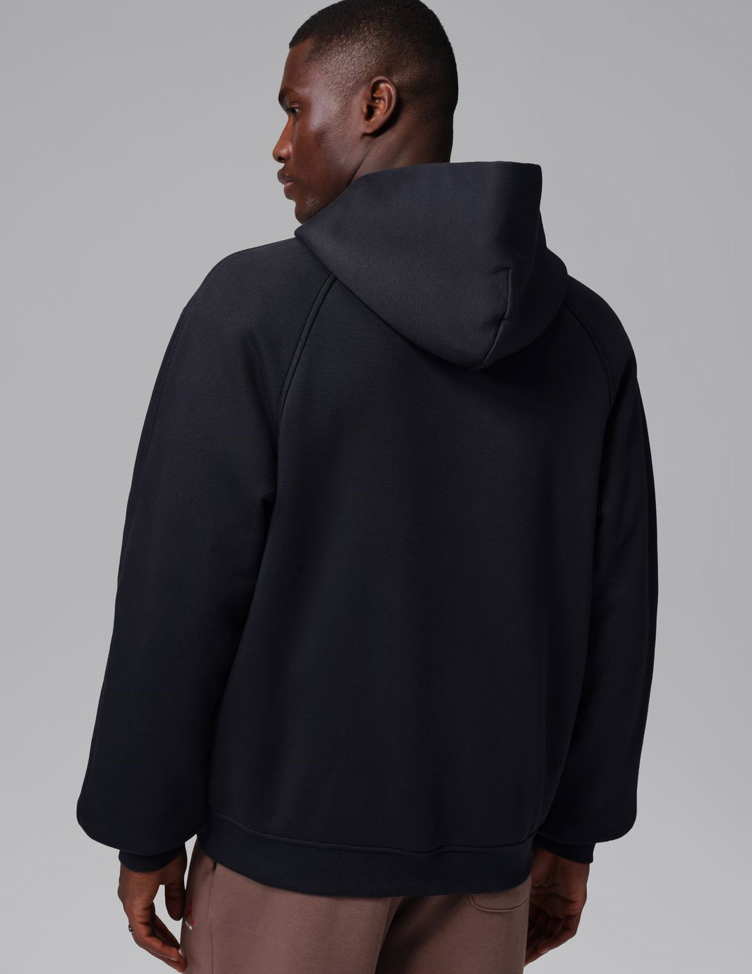 chaqueta Jordan hombre con capucha, negro