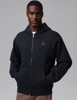 chaqueta Jordan hombre con capucha, negro
