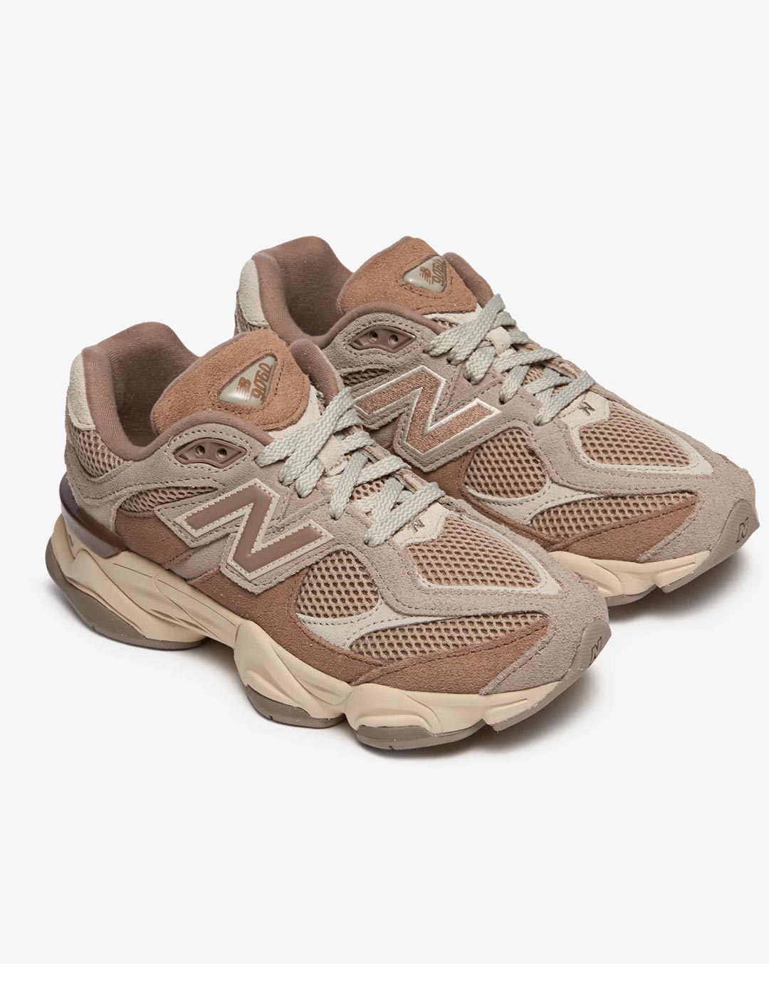 zapatilla new balance junior 9060 KIDS LACE, marrón
