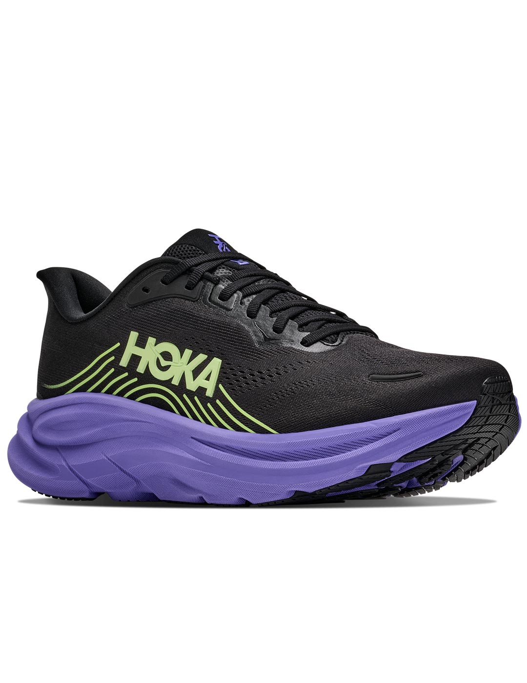 zapatilla hombre running Hoka CLIFTON 11, negro/morado