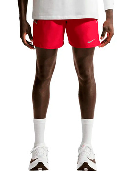 short nike hombre  MILER DRI-FIT 5" rojo