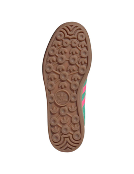 zapatilla plataforma mujer adidas GAZELLE BOLD W, verde/fuscia