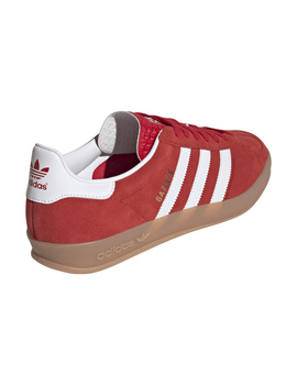 zapatilla adidas GAZELLE INDOOR, rojo/blanco