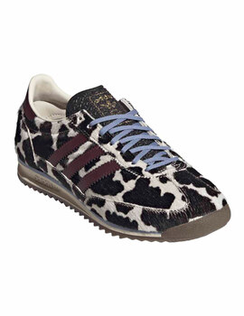 zapatilla mujer adidas originals animal print SL 72 OG W, blanco/negro
