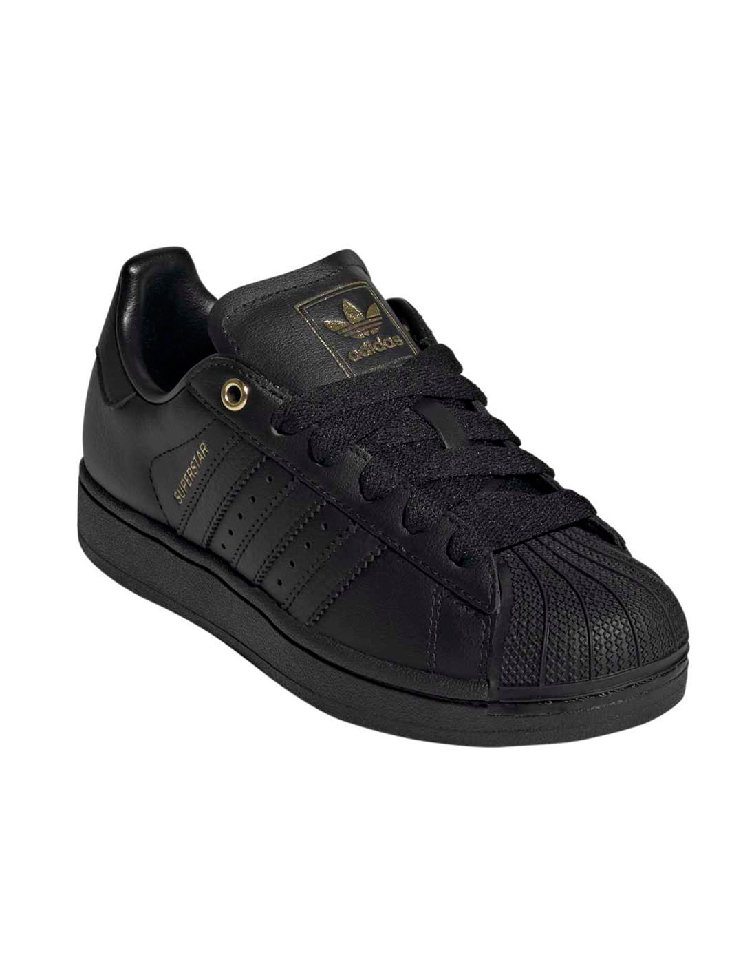 zapatilla adidas originals junior SUPERSTAR II negro/oro
