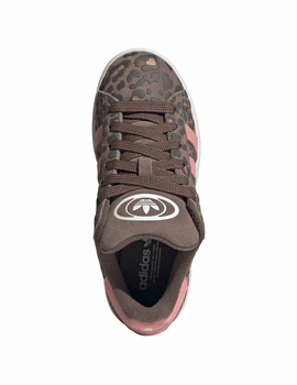 zapatilla adidas originals junior animal print CAMPUS 00S J, marró/rosa