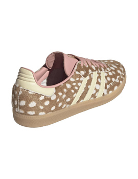 zapatilla mujer adidas lunares SAMBA OG W, tostado/rosa