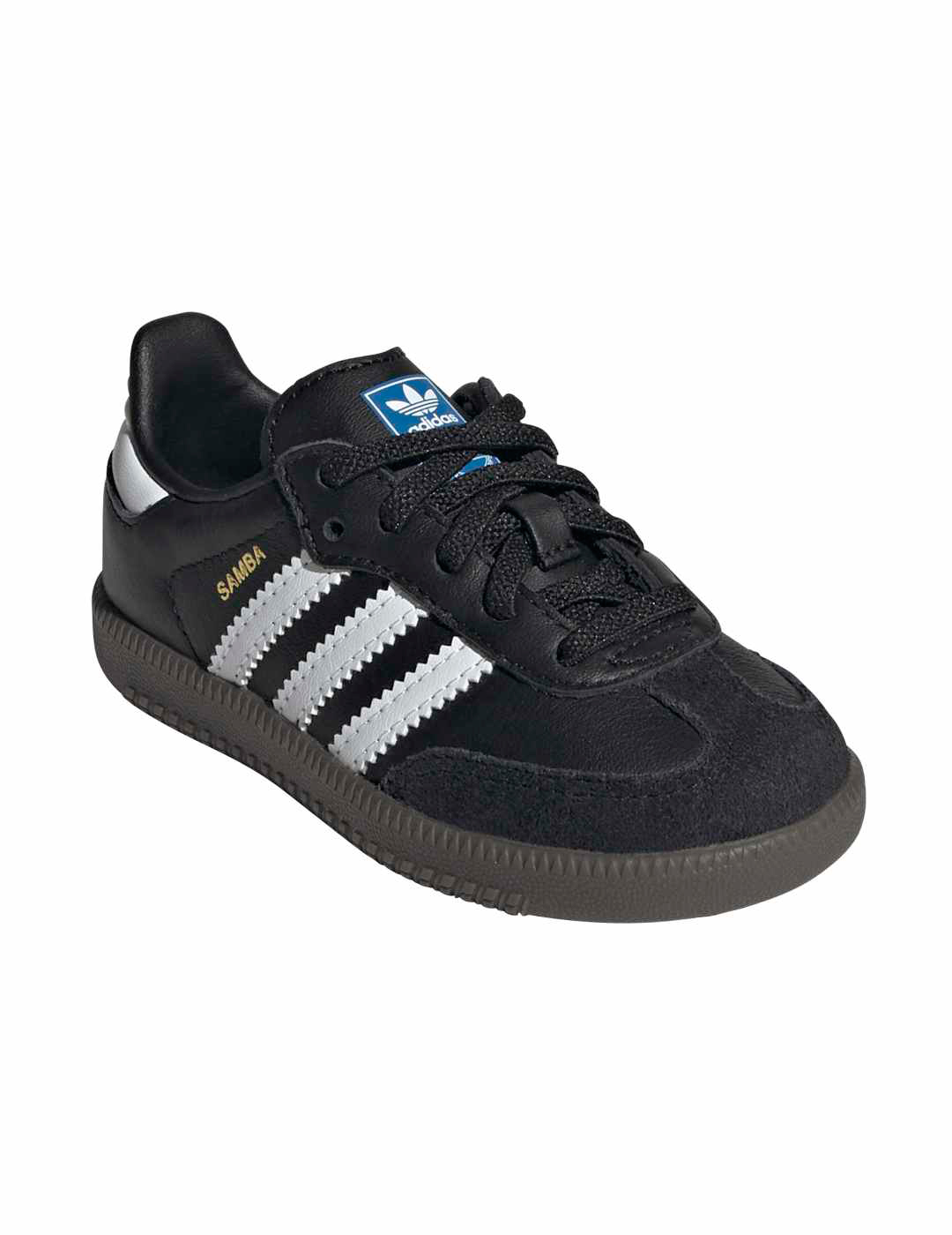 zapatilla niño adidas SAMBA OG EL I, negro/blanco