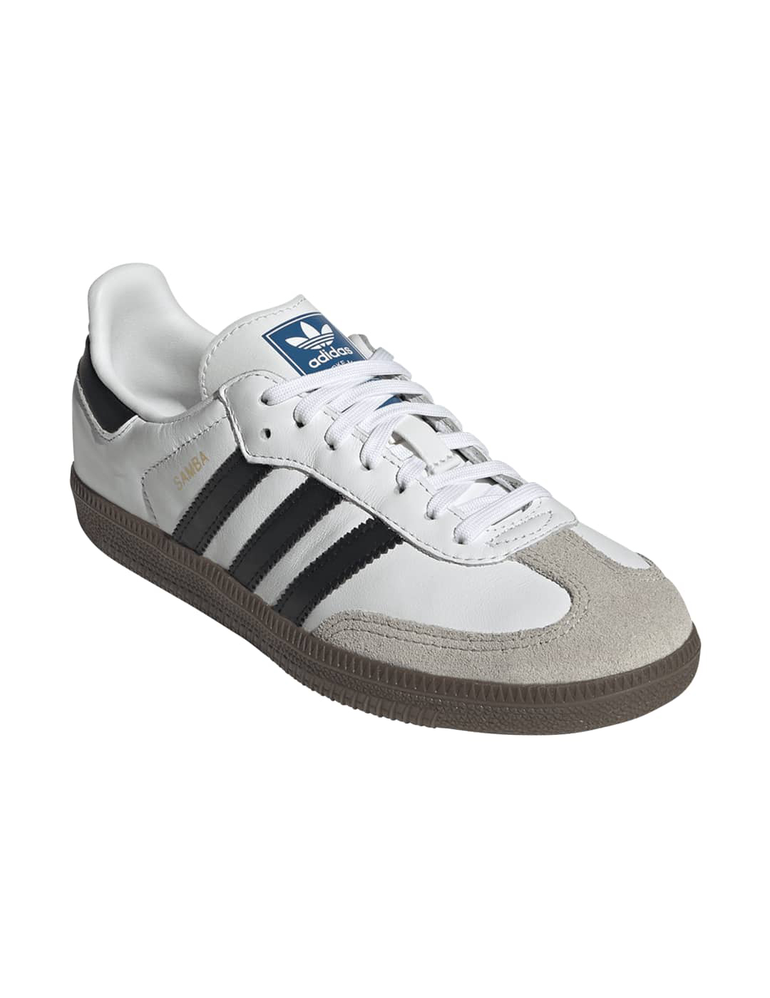 zapatilla niño adidas origianls SAMBA OG J, blanco/negro