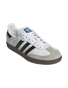 zapatilla niño adidas origianls SAMBA OG J, blanco/negro