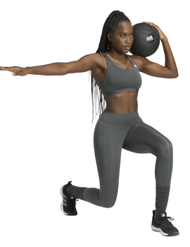 malla larga  mujer adidas con bolsillos OPT verde