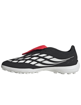 bota de fútbol PREDATOR LEAGUE FT TURF , negro/blanco/rojo