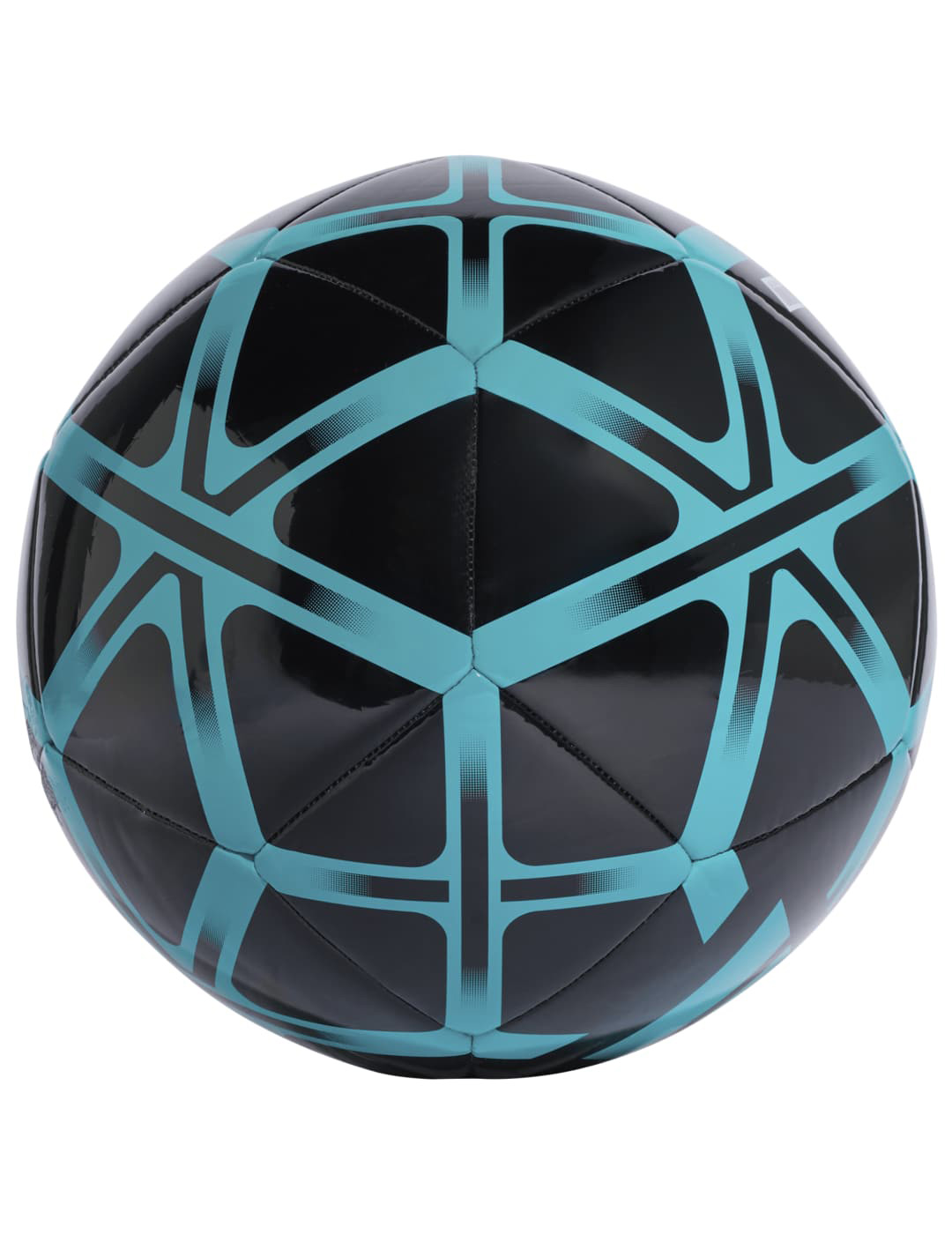 Balón de Futbol adidas STARLANCER CLB, negro/turquesa
