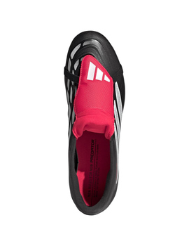 bota de fútbol hombre adidas PREDATOR CLUB FT FG/MG, negro/blanco/rojo