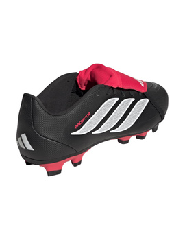 bota de fútbol hombre adidas PREDATOR CLUB FT FG/MG, negro/blanco/rojo