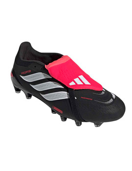 bota de fútbol adidas PREDATOR PRO FT AG, negro/blanco/rojo